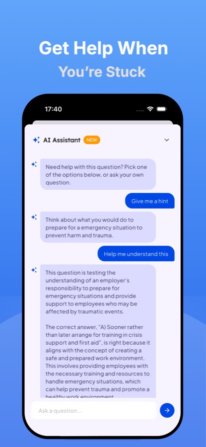 AI-hjälp när du kör fast